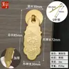 Chengyu novo estilo chinês gaveta de cobre cobre alça de porta de armário de guarda-roupa pingente dragão e fênix único furo tag pequena alça
