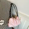 Shuai Mijia Estilo Coreano Casual Bolso de Nube Plegable para Mujer 2026 Nuevo Llegado de Verano Bolso Cruzado Simple Elegante de Nicho para Mujer