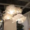Luminária Pendente de Arte em Papel DIY Estilo Wabi-Sabi Lâmpada Criativa Japonesa em Forma de Nuvem para Quarto Estudo Decoração de Balcão de Bar Lâmpada de Bar