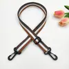 Bolso Pequeño Nuevo con Hebilla de Plástico y Correa de 2.5cm, Accesorios para Bolsos, Correa de Hombro Rayada de Colores, Correa Ajustable