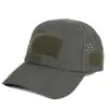 Boné de Baseball Camuflado Popular Transfronteiriço para Homens, Boné Bico de Pato CP com Velcro, Chapéu Tático, Chapéu Respirável com Rede de Malha Esportiva para Sol