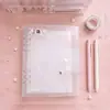 Álbum de Armazenamento de Cartões Álbum de Fotos Polaroid Livro de Armazenamento Quatro Grades Cartões Pequenos Páginas Internas A5 Postais Perler Beads Armazenamento de Produto Acabado
