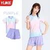 Traje de baño para niñas 2026 nuevo de verano de dos piezas con protección solar para niñas, adecuado para niños mayores, entrenamiento y baño en aguas termales