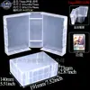 Caja de Almacenamiento de PP Extra Grande de 40 cm de Largo Caja de Almacenamiento de Mantel de Papel de Dibujo Personalizado Caja de Herramientas Transparente Larga