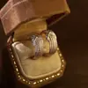 Diseñador Original Nuevo Producto Pendientes de Plata 925 de Cuerpo Entero Moda Femenina Gama Alta Lujo Ligero Pendientes de Diamante Pendientes al por Mayor