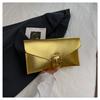 Moda Casual Tendência Novo Estilo Texturizado Moda Nova 2025 Grande Capacidade Fecho Moda Simples Envelope Clutch Bolsa Feminina
