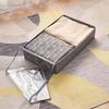 Caixa de armazenamento para base de cama bolsa dobrável para armazenamento de edredons caixa organizadora à prova de poeira para armazenamento de roupas no guarda-roupa