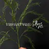 Planta Artificial de Junco Aspargo Decoração de Parede Paisagismo de Jardim Arranjo de Flores Planta de Linha Planta Verde Grama Plástica Grama Artificial