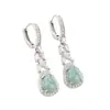 Brincos de Prata 925 Esterlina com Cabaça de Jade para Mulheres, Estilo Longo, Afina o Rosto, Exquisitos, Versáteis, Estilo Chinês, Brincos de Sorte e Prosperidade