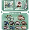 Nuevo pin de caja sorpresa AR de anime de celebridad, 75 pines con relieve iridiscente de doble destello y perla de doble destello, venta al por mayor por sorteo