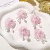 Brincos Stud Redutores de Idade Flor de Miçangas Borboleta Franja Doce Feminino DIY Acessórios de Cabelo Femininos Flores para Sapatos Acessórios de Roupa