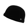 Suéter Cálido de Otoño e Invierno Gorro de Punto Etiqueta Bordada Gorro de Lana Versátil Moda Gorro Hip-Hop Bolsa Protectora para Orejas Gorro de Cabeza