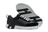 Estação Europeia 2025 Nova Marca H Sapatos Masculinos Sola Grossa Amortecedores Tênis de Corrida Tênis Brancos Casuais Sapatos Esportivos Transfronteiriço