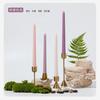 Vela de color estilo europeo varilla larga sin humo sin olor Navidad boda fiesta cena a la luz de las velas atmósfera adornos decorativos