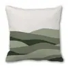 Fronha de Almofada Personalizada Estilo Ins Moderno Verde Transfronteiriça Florais Abstratos Capa de Almofada para Sofá de Casa