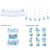 Amazon Nuevo Suministros para Fiesta Temática Hielo y Nieve Vajilla de Cumpleaños Decoración de Fiesta Suministros para Arreglo de Fiesta