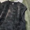 Camiseta sin mangas tie-dye de moda Chaleco deportivo para hombre Verano Fresco Secado rápido Estilo americano Ins Estudiante Casual Camiseta sin mangas