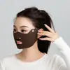 Mascarilla Facial Invierno Gruesa y Cálida Estilo Cara Completa Nariz y Boca Expuestas Transpirable para Correr al Aire Libre Ciclismo Máscara Facial Estéreo