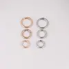 En stock 20-35 mm anillo abierto cierre de resorte accesorios DIY para bolsos, ropa, pulseras, conectores, ganchos y joyería