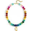 Amazon Collar de Resina con Cuentas de Colores 26 Letras Choker Estilo Bohemio de Verano Joyería de Moda para Mujer Venta al por Mayor