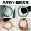 Contas Facetadas de Jade Natural Pedra do Sol Pedra de Uva Contas Soltas Pulseira DIY Pulseira de Contas Contas Espaçadoras Acessórios
