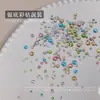Rhinestones para Unhas Artísticas de Fundo Plano Xiaohongshu 1440 Peças Tamanhos Mistos Coloridos Super Brilhantes Rhinestones Redondos Irregulares Acessórios Populares para Unhas