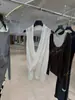 DestaqueRanzan 26 Outono Inicial Novo Toque na Pele Acetato Tencel Cruzado no Pescoço Ajuste Slim Colete de Tricô
