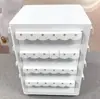 Suporte de Joias para Celebridades da Internet para Transmissão ao Vivo, Suporte de Exibição de Brincos Acrílico Giratório Automático Manual e Elétrico para Exibição de Joias
