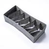 Caja de almacenamiento de ropa interior de 3 piezas de carbón de bambú no tejido para sujetadores y ropa interior