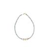 Pulsera de Perlas de Luz Natural y Aguamarina para Bebé, Pulsera de Cristal Azul Fresca y Dulce de Nicho de Verano