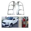 Adequado para 2005 Toyota Probox Cobertura da Lanterna Traseira, Cobertura da Lanterna Traseira, Cobertura de Lâmpada ABS Galvanizada Modificação de Proteção Peças Decorativas