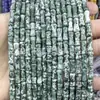 5*12mm Contas Soltas de Bambu Olho de Tigre Aventurina Verde Jade do Sul Bambu Acessórios para Joias DIY Pulseira Colar Contas de Jade