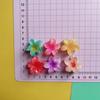 Pinza de Flor de Huevo de Color de 3 cm Accesorios Calientes para el Cabello de Amazon Pinza de Flor de Color Disco Pinza para el Pelo Ponda Pinza Superior