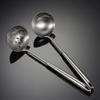 En 304 aço inoxidável punho oco elegante sopa shell colander lixamento grande colher de sopa quente panela colher de cozinha gadget presente