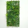 Pared de plantas artificiales, pared de césped, mampara de flores artificiales de plástico, fondo de valla con flores artificiales y plantas verdes para decoración de centros comerciales