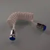 Manguera de resorte de PU para ducha, lavadora de mujeres, juego de ducha de mano, pistola rociadora pequeña de plástico para inodoro, válvula de triángulo de cobre