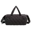 Chaqueta de Algodón para Viajero de Invierno Bolso Cruzado Bolso de Mujer con Bolsillo Grande para Calentar Manos Bolso de Hombro Bolso de Mano de Viaje Acolchado de Moda para Mujer