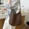 Bolsa de Axila de Alta Qualidade com Grande Capacidade para Mulheres 2026 Nova Moda Versátil Bolsa de Ombro Bolsa Tote Retro para o Dia a Dia