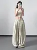 Pantalones anchos de cintura alta estilo Yamamoto populares para mujer, nuevo estilo de verano 2026, protección solar, adelgazantes, para street dance, casual transpirables