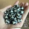 Acessórios para Pingente de Agata Dzi de Xizang Atacado Chaveiro DIY Estrela e Lua Acessórios Bodhi Dzi de Três Olhos Contas Soltas