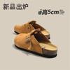 Zapatos Birkenan de Suela Gruesa para Mujer, Nuevos, de Piel de Vaca, Corcho, Antideslizantes, Zapatos de Tacón Bajo, Sandalias Birkenan de Verano para Hombre, Combinan con Todo