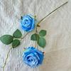 Simulación de flores de 2 rosas transfronterizas, simulación de altura, decoración de bodas, decoración del hogar, accesorios de fotografía al por mayor