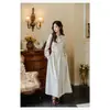 Elegante y Sofisticado Vestido Gabardina de Manga Larga para Mujer, Adecuado para Ocasiones Formales e Importantes