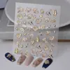 Pegatinas 3D para Uñas de Estrella de Mar, Pez Dorado y Gelatina para Decorar Uñas, Computadora, Funda de Teléfono, Ipad y Pegatinas para Agenda