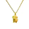 Collar Colgante de Oveja del Zodiaco Chino Estilo Little Red Book, Colgante 3D Propicio para el Año de Nacimiento, Lujo Ligero