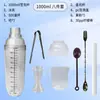 Set de fabricación de paletas de limón manual, máquina para hacer paletas con tapa a prueba de salpicaduras, herramientas para té de leche, set de botellas agitadoras, machacador de limón, fábrica de rodillos
