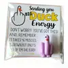 Popular Tarjeta de Pato con Dedo Medio Mini, Regalo de Navidad y Decoración para la Vuelta a Clases, Regalo Hecho a Mano para Seres Queridos y Amigos