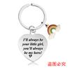 Chaveiro cross border MELHOR Bônus MOM EVER love shape Dia das Mães lettering metal chaveiro