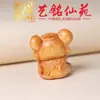 Adornos de Madera Tallada de Elefantes Propicios de Madera de Ciprés de Acantilado, Decoraciones Creativas de Yiming Xianyuan, Artesanías para Zonas Turísticas, Piezas de Madera para Sostener