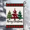 Bandera de Jardín Navideña Lindo Papá Noel Árbol de Navidad Transfronteriza Nueva Popular Bandera de Venta Caliente Bandera para Patio Exterior Jardín